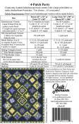 4 Patch Party quilt sewing pattern from Quilt Moments 1