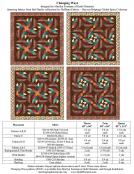 Changing Ways quilt sewing pattern from Quilt Moments 3