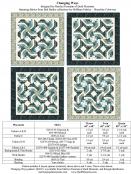 Changing Ways quilt sewing pattern from Quilt Moments 4