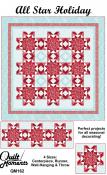 INVENTORY REDUCTION - All Star Holiday quilt sewing pattern from Quilt Moments