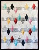 INVENTORY REDUCTION - Diamonds On Display quilt sewing pattern from Quiltachusetts 2