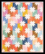 Star Pop quilt sewing pattern from Quilty Love 2