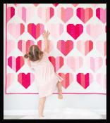Infinite Hearts quilt sewing pattern from Quilty Love 4