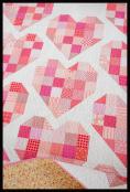 Scrappy Hearts quilt sewing pattern from Quilty Love 2