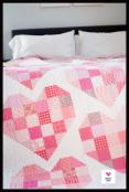 Scrappy Hearts quilt sewing pattern from Quilty Love 3