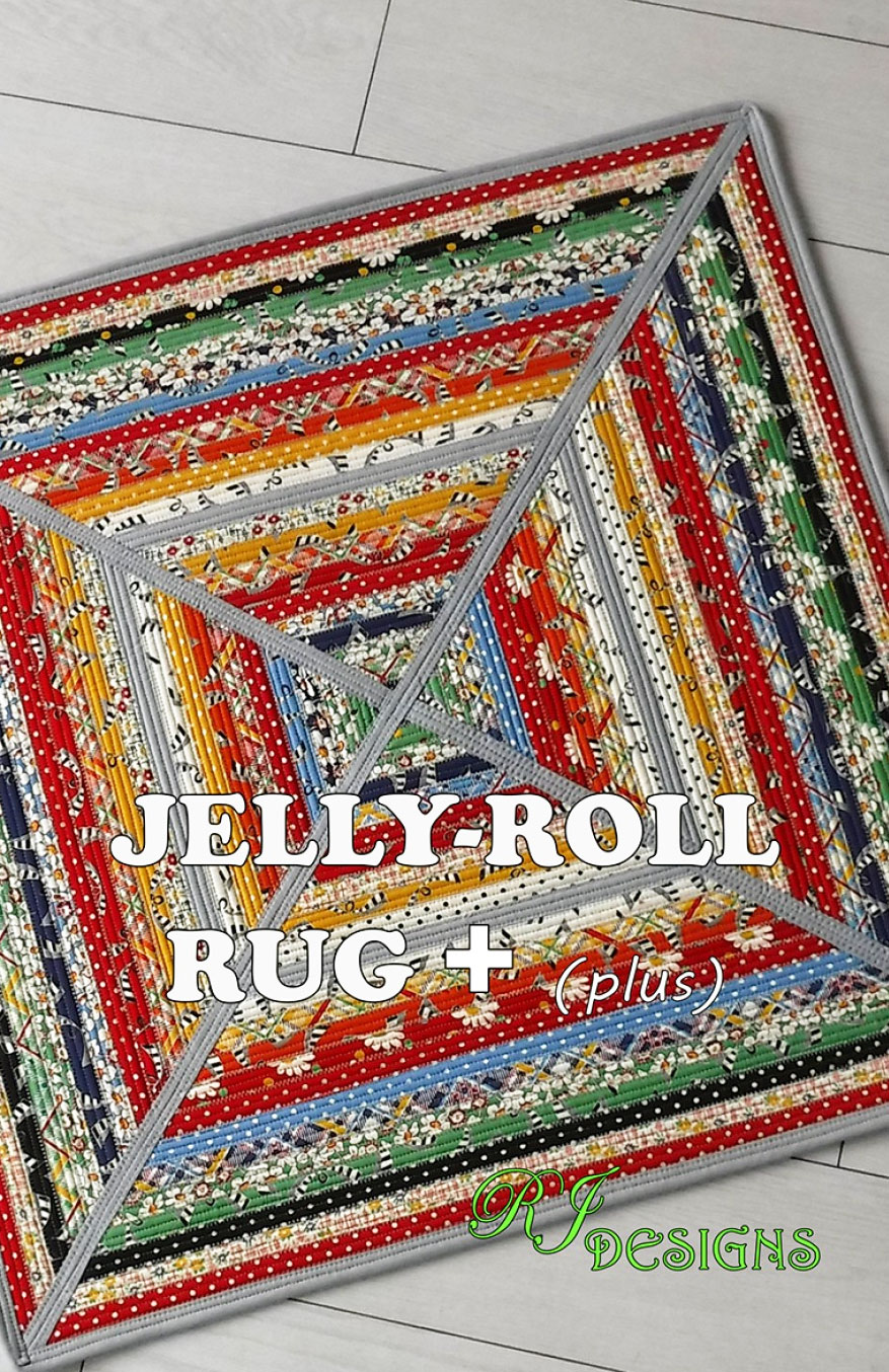 Jelly-Roll-Rug-Plus-sewing-pattern-from-RJ-designs-front