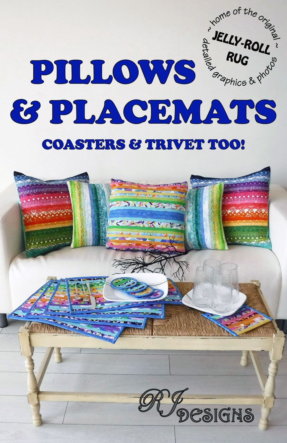 Pillows-and-Placemats-sewing-pattern-from-RJ-designs-front