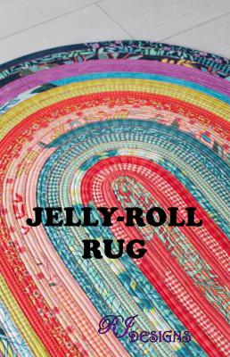 Jelly Roll Rug sewing pattern from RJ Designs