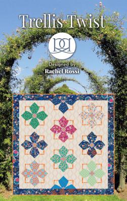 INVENTORY REDUCTION - Trellis Twist quilt sewing pattern from Rachel Rossi