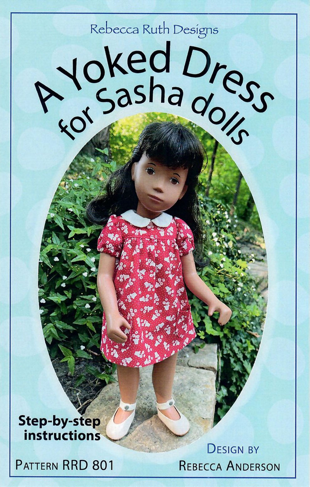 A-Yoked-Dress-for-sasha-dolls-sewing-pattern-rebecca-ruth-designs-front