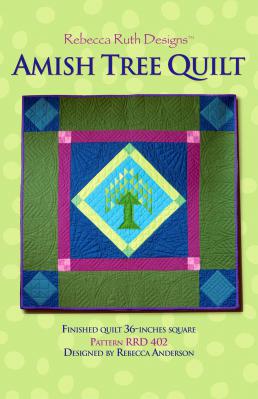 Amish Tree quilt sewing pattern from Rebecca Ruth Designs