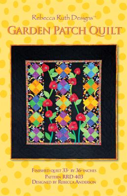 Garden Patch quilt sewing pattern from Rebecca Ruth Designs
