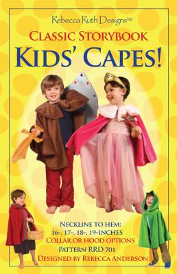 Kids Capes sewing pattern from Rebecca Ruth Designs