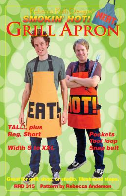 Smokin Hot Grill Apron sewing pattern from Rebecca Ruth Designs