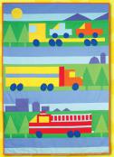 CLOSEOUT - Big Trucks quilt sewing pattern from Rebecca Ruth Designs 2