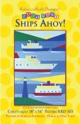CLOSEOUT - Ships Ahoy! quilt sewing pattern from Rebecca Ruth Designs