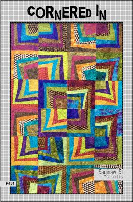 Cornered In quilt sewing pattern from Saginaw St Quilts