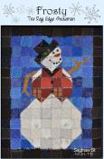 frosty-the-rag-edge-snowman-quilt-sewing-pattern-Saginaw-st-quilts-front