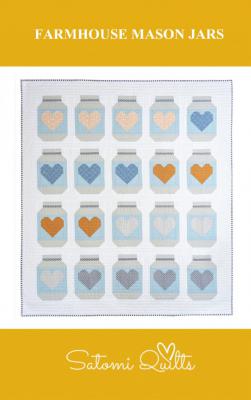 Farmhouse Mason Jars quilt sewing pattern from Satomi Quilts