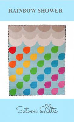 Rainbow Shower quilt sewing pattern from Satomi Quilts