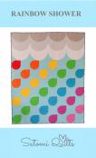 Rainbow Shower quilt sewing pattern from Satomi Quilts