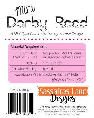 Mini-Darby-Road-quilt-sewing-pattern-Sassafras-Lane-Designs-back