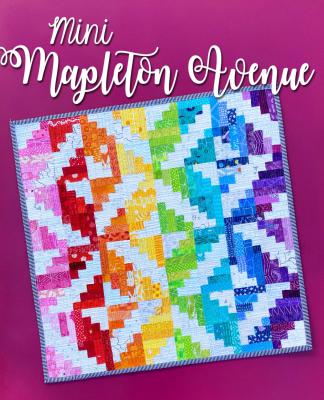 Mini Mapleton Avenue quilt sewing pattern from Sassafras Lane Designs