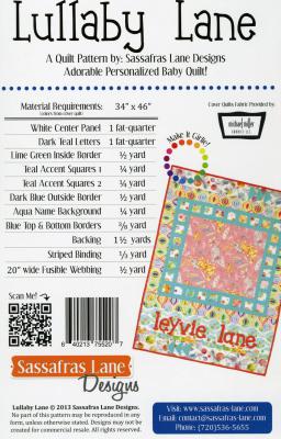 Lullaby-Lane-quilt-sewing-pattern-Sassafras-Lane-Designs-back