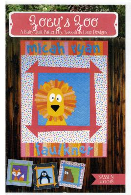 Zoey's Zoo quilt sewing pattern from Sassafras Lane Designs