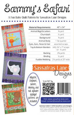 sammys-safari-quilt-sewing-pattern-Sassafras-Lane-Designs-back