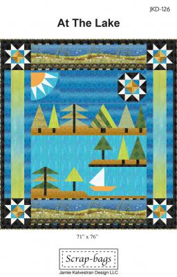 At The Lake quilt sewing pattern from Scrap-bags