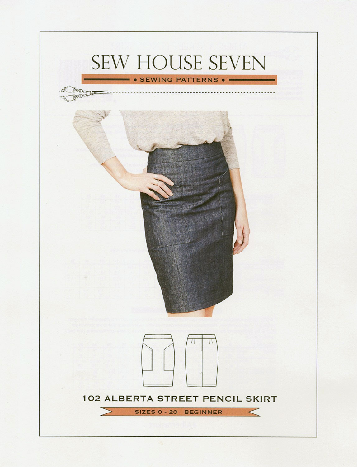 Alberta-Street-Pencil-Skirt-sewing-pattern-Sew-House-Seven-front