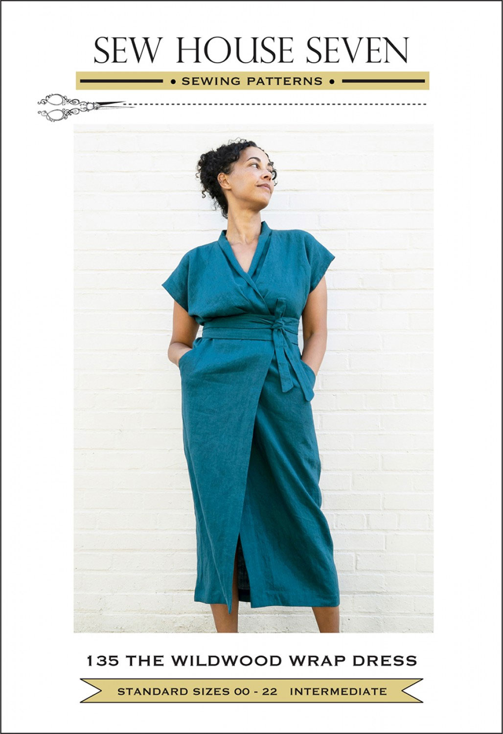 The-Wildwood-Wrap-Dress-sewing-pattern-Sew-House-Seven-front