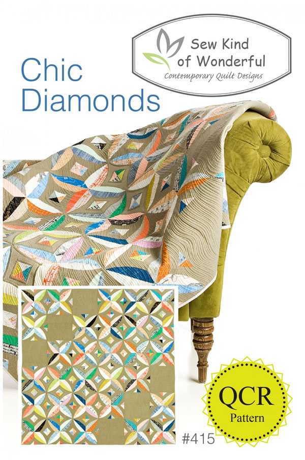 Chic-Diamonds-quilt-sewing-pattern-sew-kind-of-wonderful-front