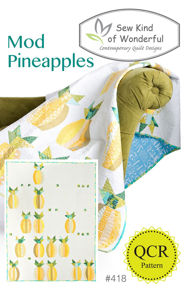 Mod-Pineapples-quilt-sewing-pattern-sew-kind-of-wonderful-front