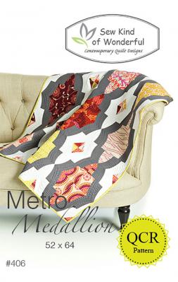 Metro Medallion quilt sewing pattern from Sew Kind of Wonderful