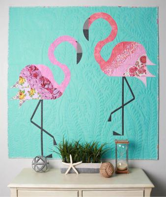 Mod-Flamingos-quilt-sewing-pattern-sew-kind-of-wonderful-1