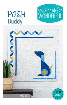 Posh Buddy quilt sewing pattern from Sew Kind of Wonderful