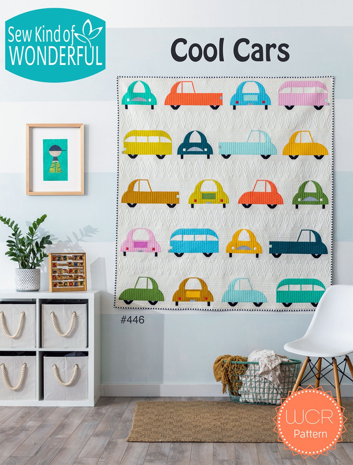 Cool-Cars-quilt-sewing-pattern-sew-kind-of-wonderful-front