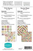 70 & Sunny/Sunny Rays quilt sewing pattern from Sew Kind of Wonderful 1
