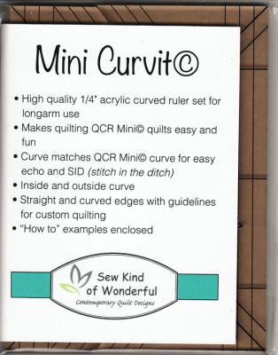 Mini Curvit LONGARM Quilting Ruler from Sew Kind of Wonderful