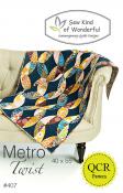 Metro Twist Quilt sewing pattern from Sew Kind of Wonderful