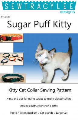 Print - Sugar Puff Kitty Collar sewing pattern from Sew TracyLee Designs
