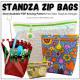SPOTLIGHT SPECIAL - Digital Download - StandZa Zip Bags PDF sewing pattern from Sew TracyLee Designs