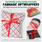 JINGLE BELL SPECIAL (limited time) Digital Download - FabMagic GiftWrap PDF sewing pattern from Sew TracyLee Designs