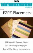 Digital Download - EZPZ Fast and Fab Placemats PDF sewing pattern from Sew TracyLee Designs