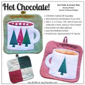 Digital Download - Hot Chocolate! HotPads & SnackMats PDF sewing pattern from Sew TracyLee Designs