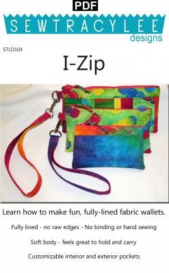 SPOTLIGHT SPECIAL ends at 11:59PM ET on 3/25/2023 - Digital Download - I-Zip Wallets PDF sewing pattern from Sew TracyLee Designs