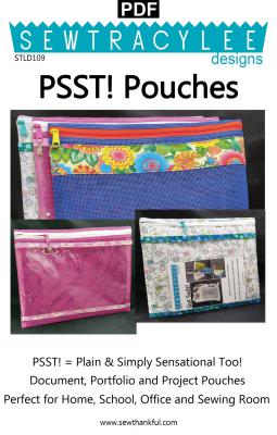 Download - PSST! Pouches sewing pattern from Sew TracyLee Designs