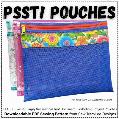JINGLE BELL SPECIAL (limited time) Digital Download - PSST! Pouches PDF sewing pattern from Sew TracyLee Designs